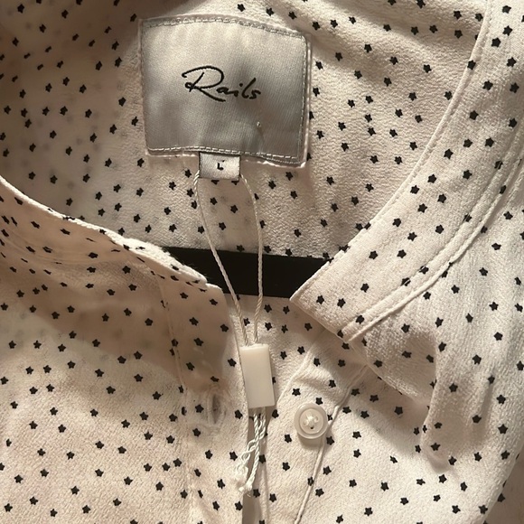 NWOT Rails Angelina Dress in Black‎ Mini Stars - Size Large - Picture 7 of 12